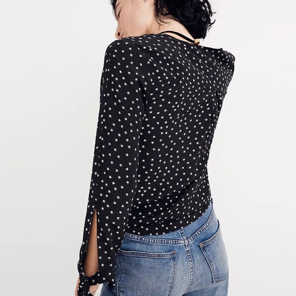 Madewell - Silk Shirt sz x-small NWOT - Picture 3 of 8